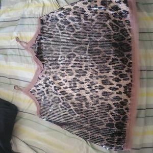 Woman print strappy top